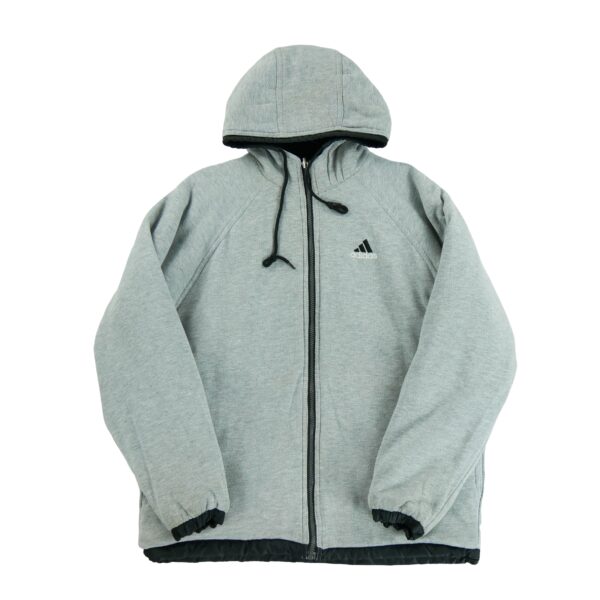 Blouson homme manches longues noir Adidas Col Montant