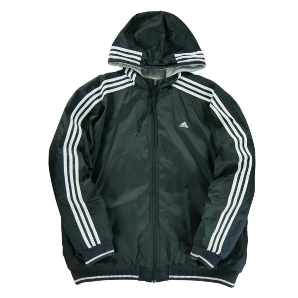 Blouson homme manches longues noir Adidas Col Montant