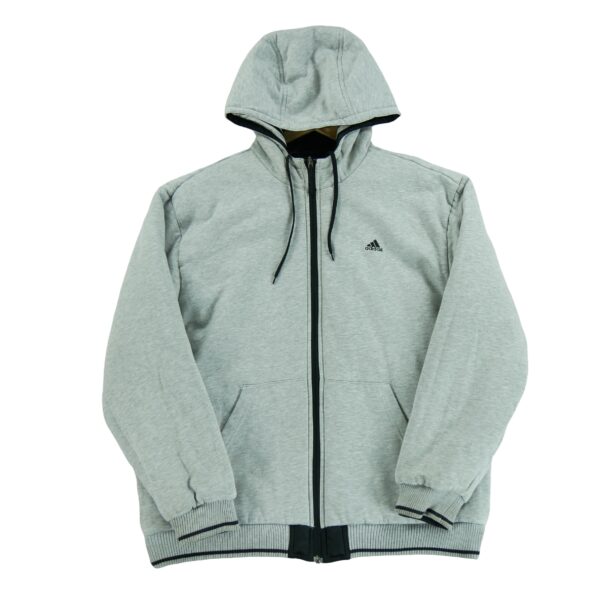 Blouson homme manches longues noir Adidas Col Montant