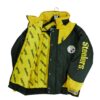 Blouson homme manches longues noir NFL Team Apparel Col Montant Equipe Pittsburgh Steelers QWE1132