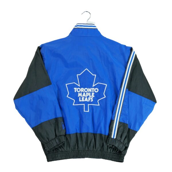 Blouson homme manches longues noir NHL Col Montant Equipe Toronto Maple Leafs
