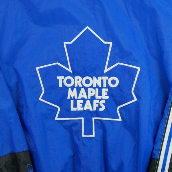 Blouson homme manches longues noir NHL Col Montant Equipe Toronto Maple Leafs