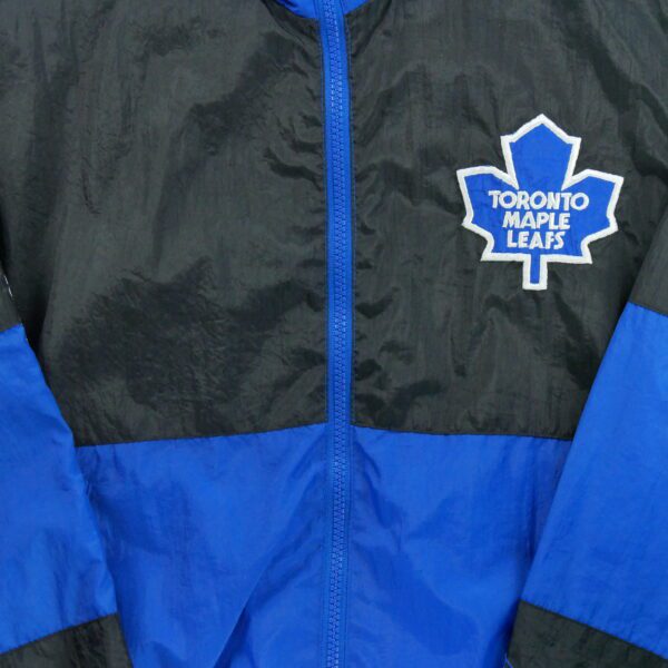Blouson homme manches longues noir NHL Col Montant Equipe Toronto Maple Leafs