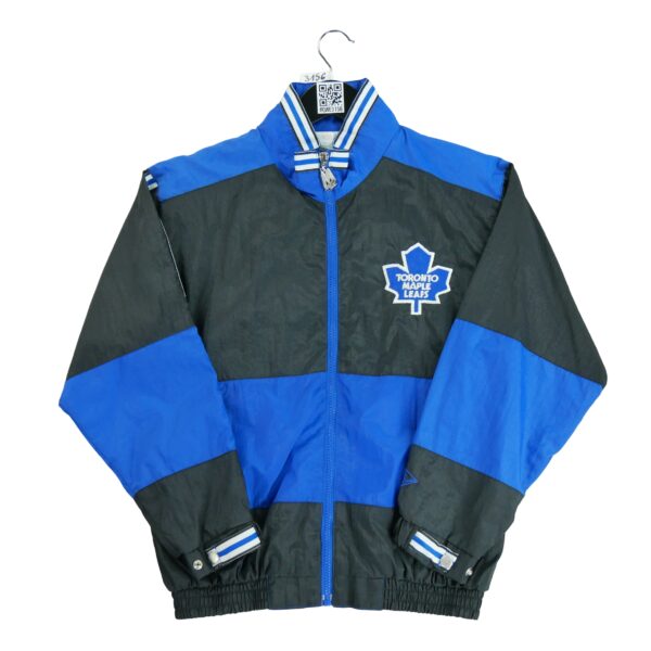 Blouson homme manches longues noir NHL Col Montant Equipe Toronto Maple Leafs