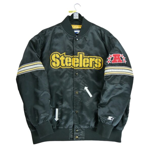 Blouson homme manches longues noir Starter Equipe Pittsburgh Steelers