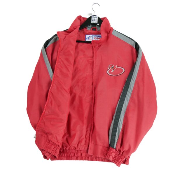 Blouson homme manches longues rouge NFL Col Montant Equipe Tampa Bay Buccaneers