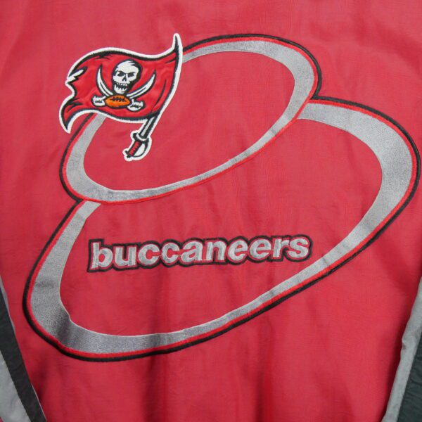 Blouson homme manches longues rouge NFL Col Montant Equipe Tampa Bay Buccaneers