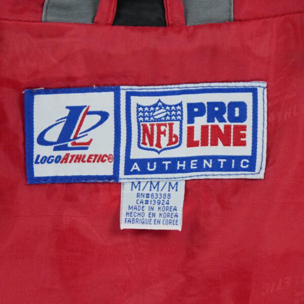 Blouson homme manches longues rouge NFL Col Montant Equipe Tampa Bay Buccaneers
