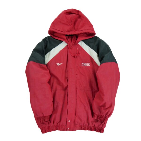 Blouson homme manches longues rouge Reebok Col Montant