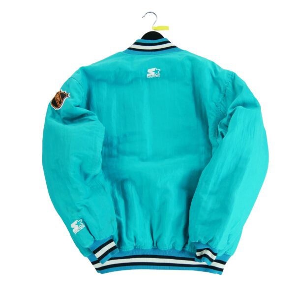 Blouson homme manches longues turquoise Starter Equipe Sharks de San Jose