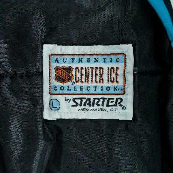 Blouson homme manches longues turquoise Starter Equipe Sharks de San Jose