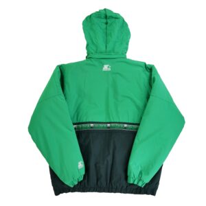 Blouson homme manches longues vert Starter Col Montant Equipe Boston Celtics