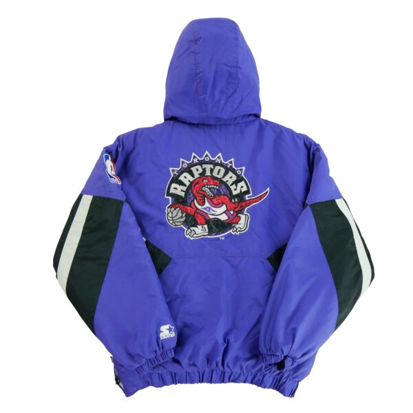Blouson homme manches longues violet Starter Motif imprime Col Montant Equipe Toronto Raptors