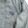 Coupe vent homme manches longues gris Reebok Col Montant Equipe Tennessee Titans