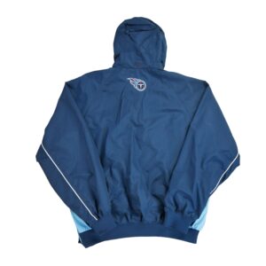 Coupe vent homme manches longues marine NFL Col Montant Equipe Tennessee Titans