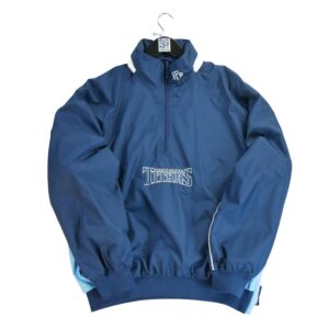 Coupe vent homme manches longues marine NFL Col Montant Equipe Tennessee Titans
