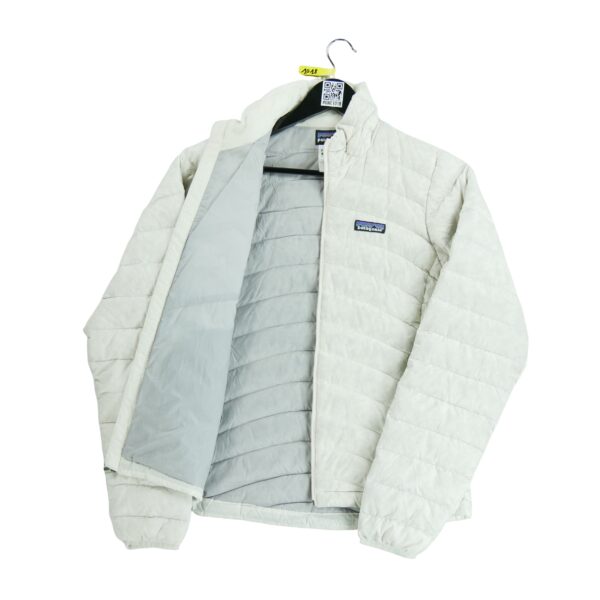 Doudoune femme manches longues beige Patagonia Col Montant