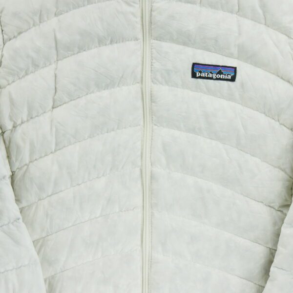 Doudoune femme manches longues beige Patagonia Col Montant