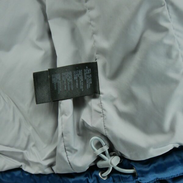 Doudoune femme manches longues bleu The North Face Col Montant