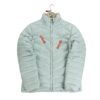 Doudoune femme manches longues gris The North Face Col Montant