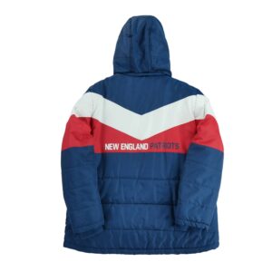 Doudoune femme manches longues marine NFL Col Montant Equipe New England Patriots QWE0044