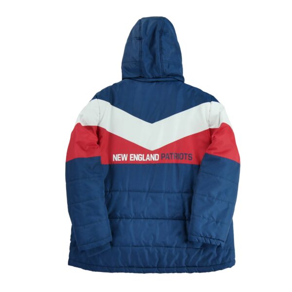 Doudoune femme manches longues marine NFL Col Montant Equipe New England Patriots QWE0044
