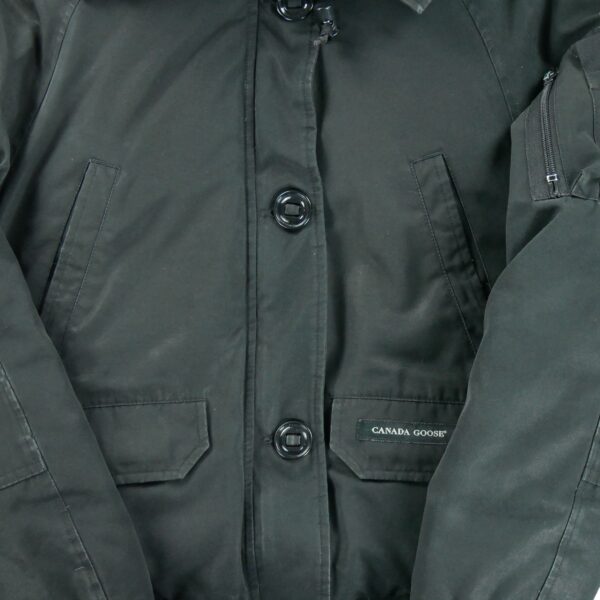 Doudoune femme manches longues noir Canada Goose Col Montant QWE2190