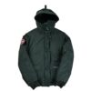 Doudoune femme manches longues noir Canada Goose Col Montant QWE2190
