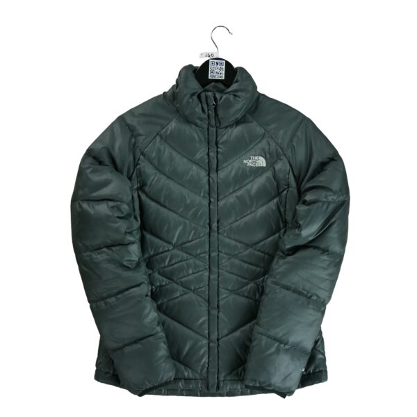 Doudoune femme manches longues noir The North Face 550 Col Montant QWE3840