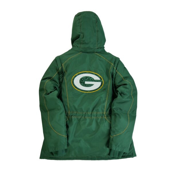 Doudoune femme manches longues vert Reebok Col Montant Equipe Green Bay Packers QWE1351
