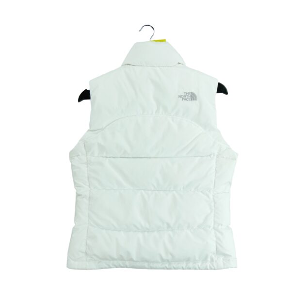 Doudoune femme sans manches blanc The North Face Col Montant QWE1333