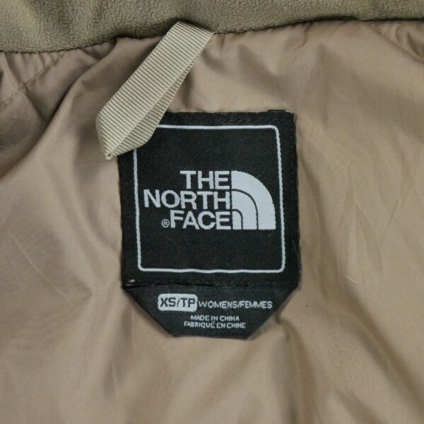 Doudoune femme sans manches blanc The North Face Col Montant QWE1333
