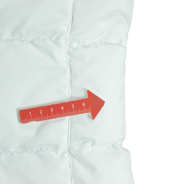 Doudoune femme sans manches blanc The North Face Col Montant QWE1333