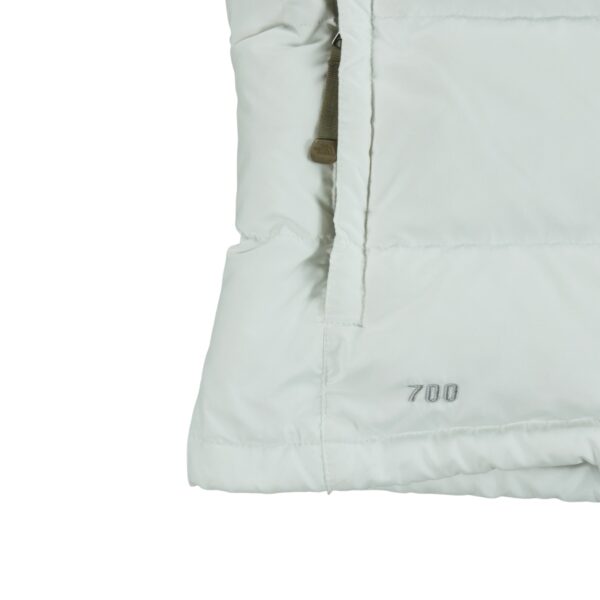 Doudoune femme sans manches blanc The North Face Col Montant QWE1333
