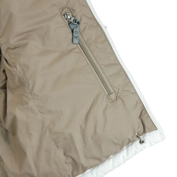 Doudoune femme sans manches blanc The North Face Col Montant QWE1333