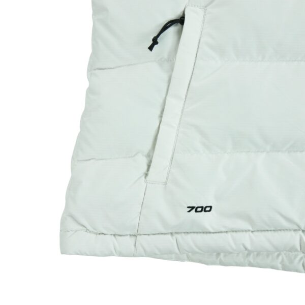 Doudoune femme sans manches blanc The North Face Col Montant QWE2130