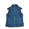 Doudoune femme sans manches marine Patagonia Col Montant