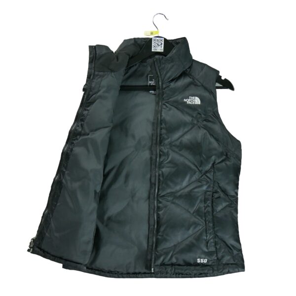 Doudoune femme sans manches noir The North Face Col Montant