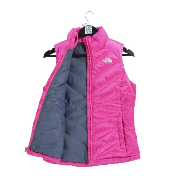 Doudoune femme sans manches rose The North Face Col Montant