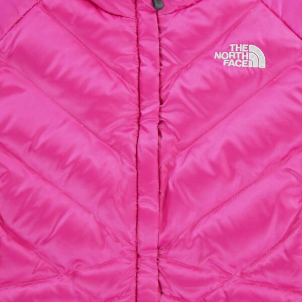 Doudoune femme sans manches rose The North Face Col Montant