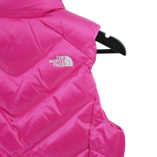 Doudoune femme sans manches rose The North Face Col Montant