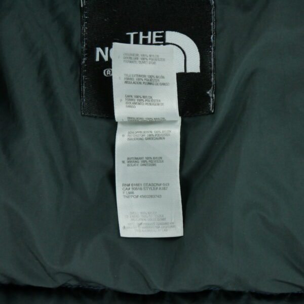 Doudoune homme manches longues bleu The North Face Col Montant