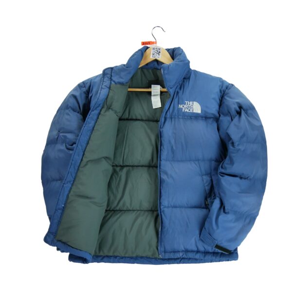 Doudoune homme manches longues bleu The North Face Col Montant