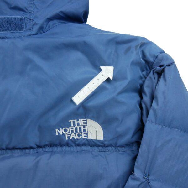 Doudoune homme manches longues bleu The North Face Col Montant