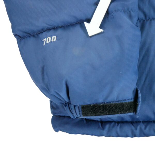 Doudoune homme manches longues bleu The North Face Col Montant