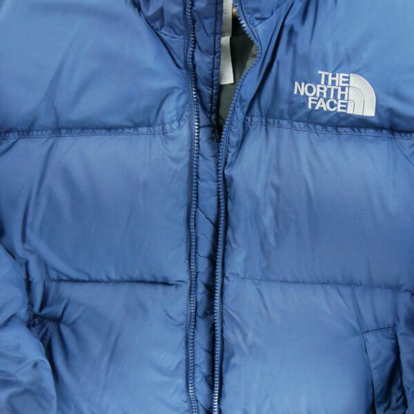 Doudoune homme manches longues bleu The North Face Col Montant