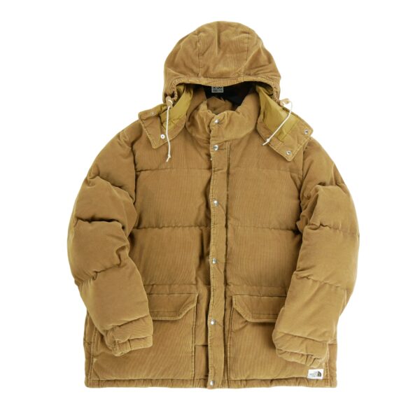 Doudoune homme manches longues marron The North Face Col Montant
