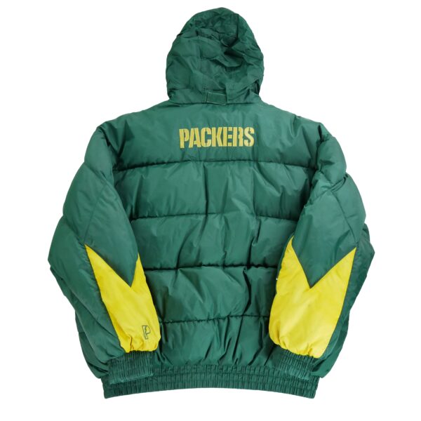 Doudoune homme manches longues vert NFL Col Montant Equipe Green Bay Packers