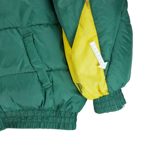 Doudoune homme manches longues vert NFL Col Montant Equipe Green Bay Packers