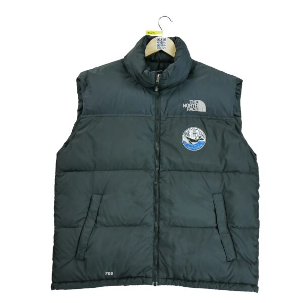 Doudoune homme sans manches noir The North Face Col Montant